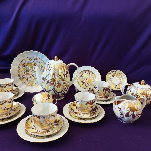 ЛФЗ «Золотые ромашки» кофейный сервиз